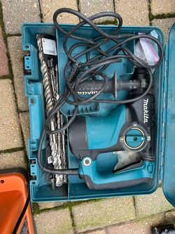 7 Amp 1-1/8 in. Corded SDS-Plus Concrete/Masonry Rotary Hammer Drill with Side Handle and Hard Case
