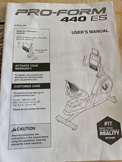 ProForm 440 ES Exercise Bike - Great Condition