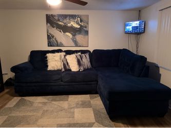 Sofa and wall decor