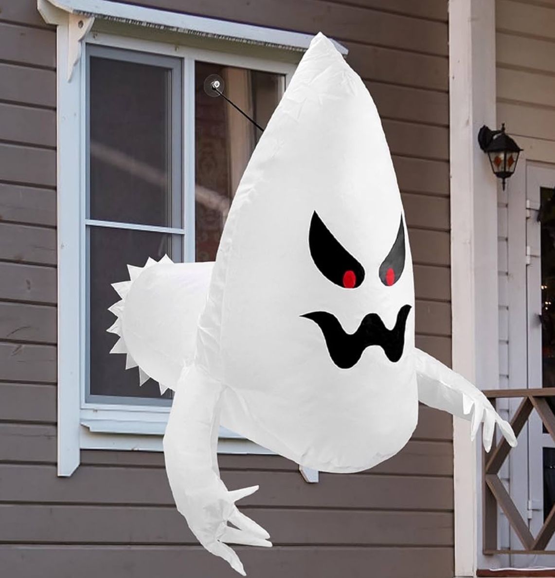 Halloween Self Inflatable Ghost, About 4ft Tall, New