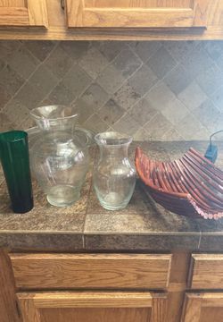 Variety of vaces And other household items