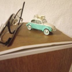 Collectible Volkswagen Bug With Luggage Rack