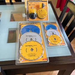 Olympia 3 Pc Diamond Saw Blade 7 Inches , 4.5 Inches 