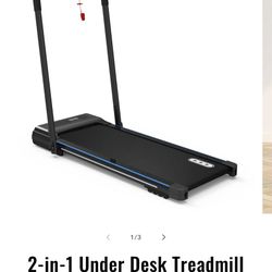 Redliro 2-in-1 Under Desk Treadmill (Black)