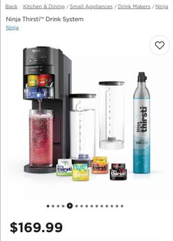 NINJA Thirsti DRINK SYSTEM $90