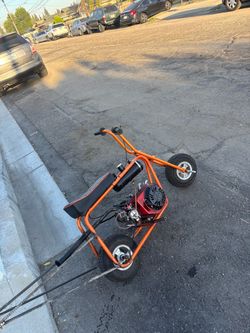 Mini bike wheelie bar trades