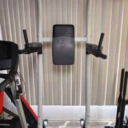 Body Vision Pull Up Tower and Free Squat Machine/under Desk Elliptical 
