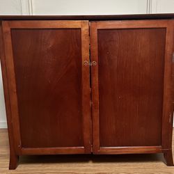 Solid Cherry Wood Desk/ Tv Stand —Great for Fixer-Uppers!