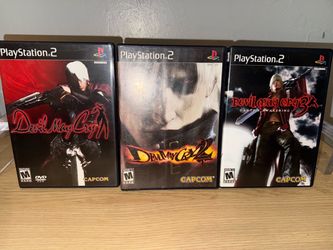 Devil May Cry 1, 2 & 3 PS2 Game Bundle