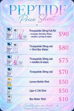Peptides / GLP / Tirz