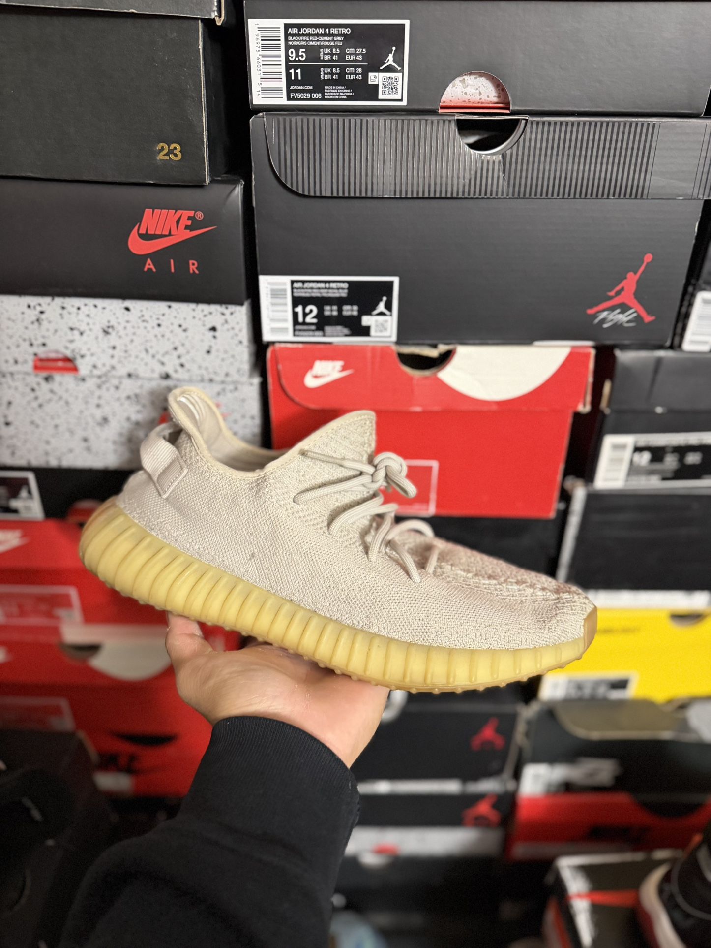 Adidas Yeezy 350 Sesame size 11.5 USED But Clean