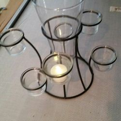 Candles holder decoration With 6 Tea Lights