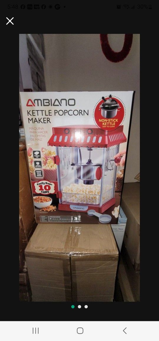 Ambiano Kettle Popcorn Maker