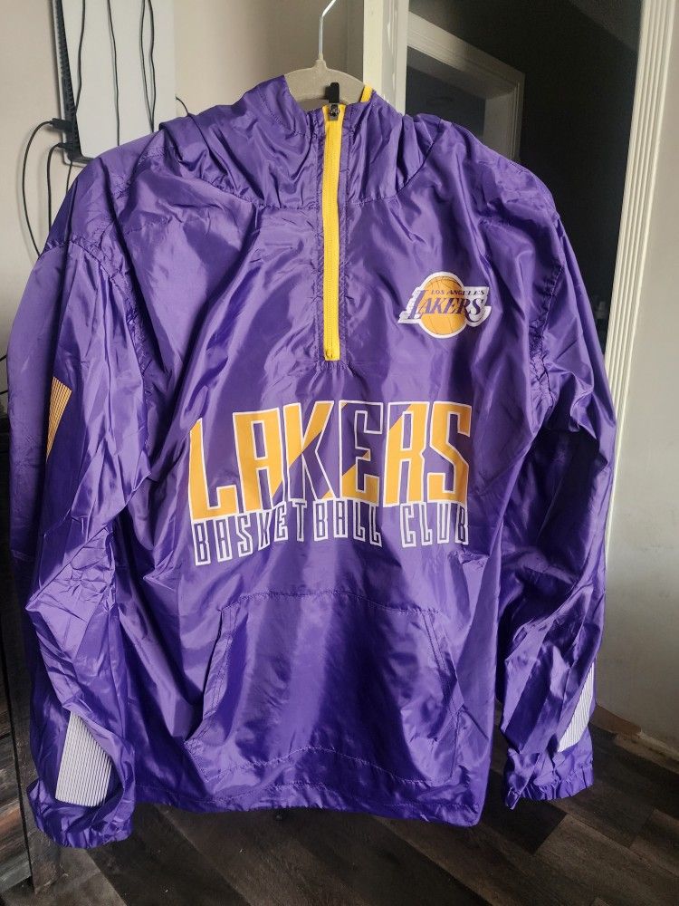 Los Angeles Lakers Windbreaker Athletic Track Jacket