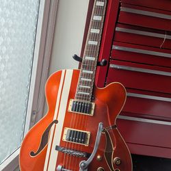 Ibanez Artcore hollow body guitar w/ bigsby style tremelo