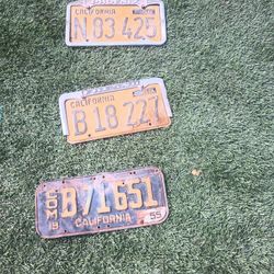 Clasic Car Plates