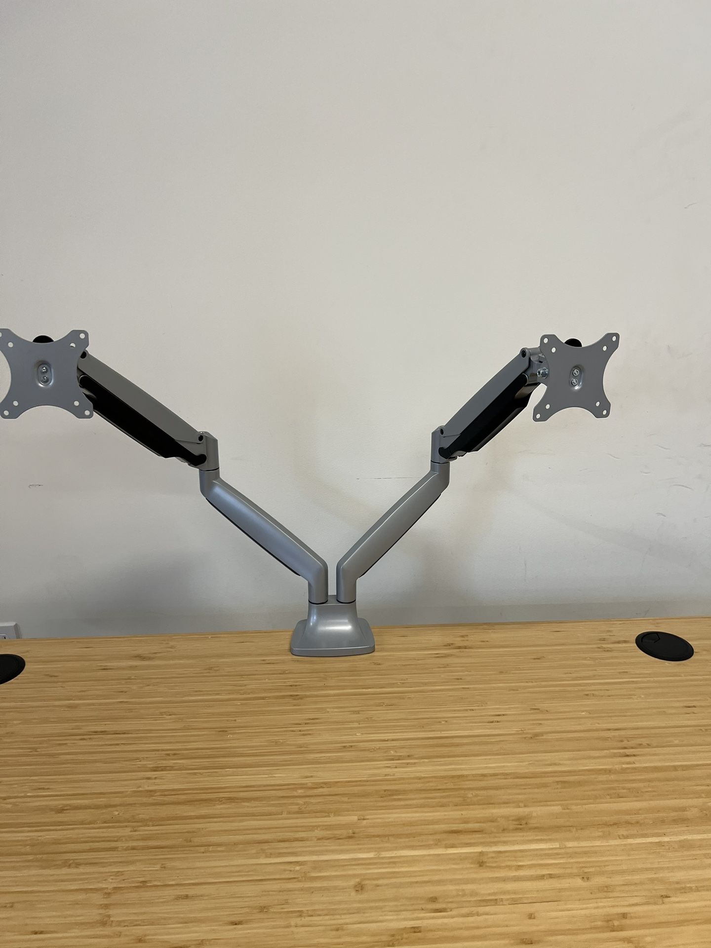 Easy Adjust Desktop Dual Monitor Mount
