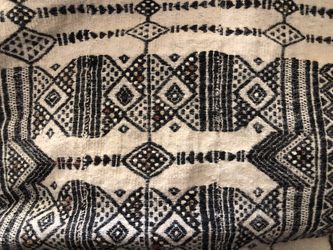 Malian wool decorative blanket