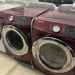 Samsung Washer And Electric Dryer Set 