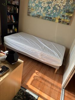 Twin Mattress with Protector (NO FRAME)
