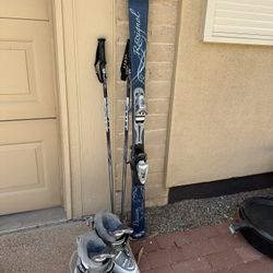 Skis, Poles, Boots