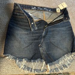 We the Free Jean skirt size 26