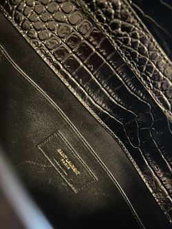 Brand New with Tags Ysl Manhattan crocodile handbag