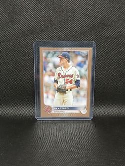 2022 Topps Baseball Series 1 Max Fried #129 Gold Parallel #D 0902/2022 Mint