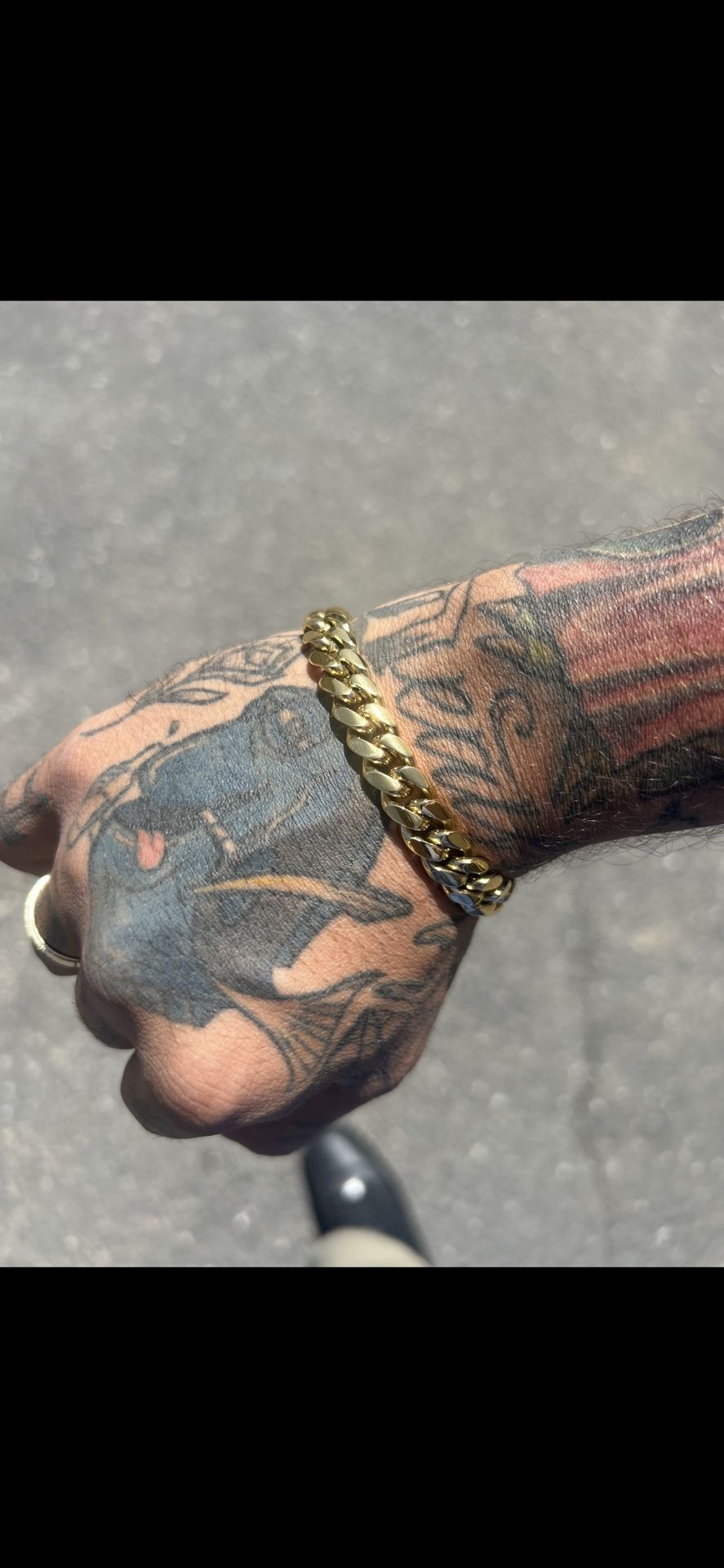 Gold Cuban Bracelet