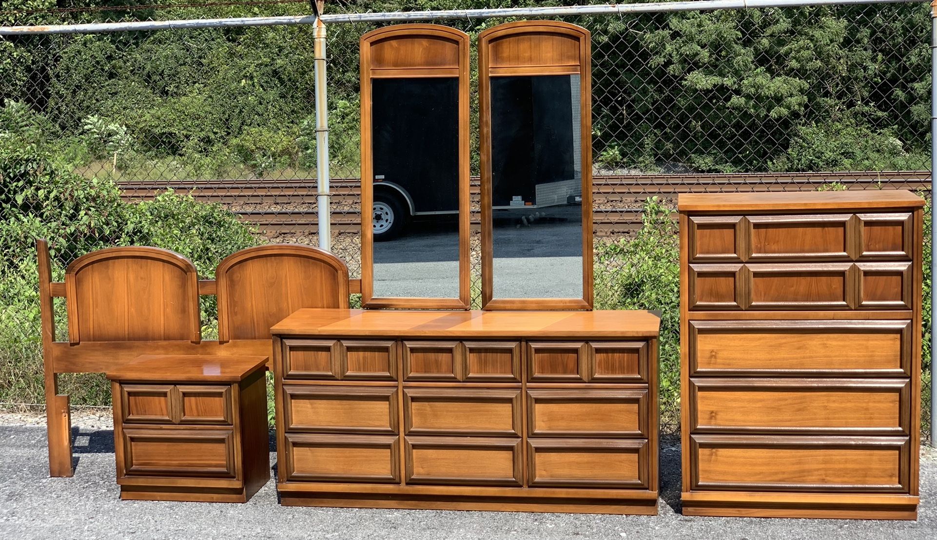 Mid Century Modern Danish Bedroom Set 