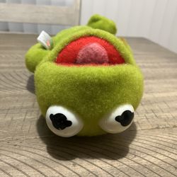 1987  Vintage Worlds of Wonder Baby Kermit Little Boppers Plush Doll 