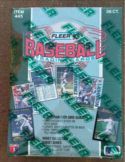 Fleer Baseball 1992 Vintage. Factory Sealed Box. 36ct. $25.00 Last Box Available