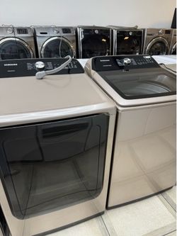 Samsung Electric dryers and washer set