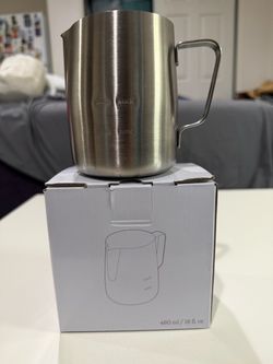Stainless Steel Milk Frothing Pitcher 480ml