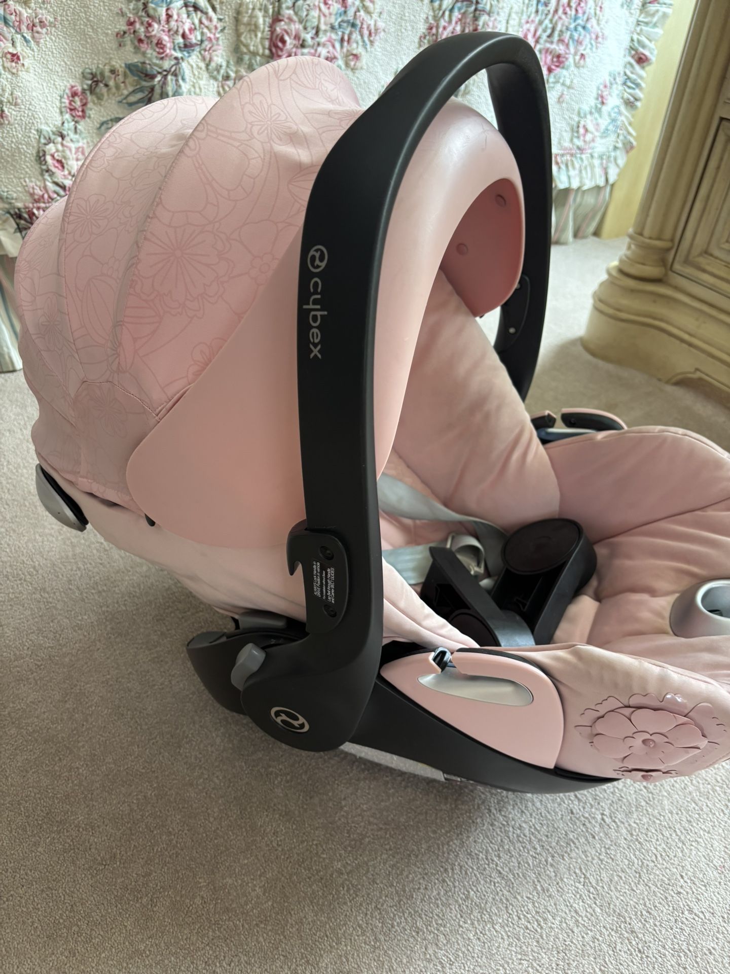 Pink Cybex Stroller Set