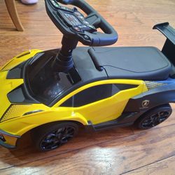 Yellow Push Lamborghini 💛 Car 
