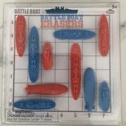 Battle Boat Erasers