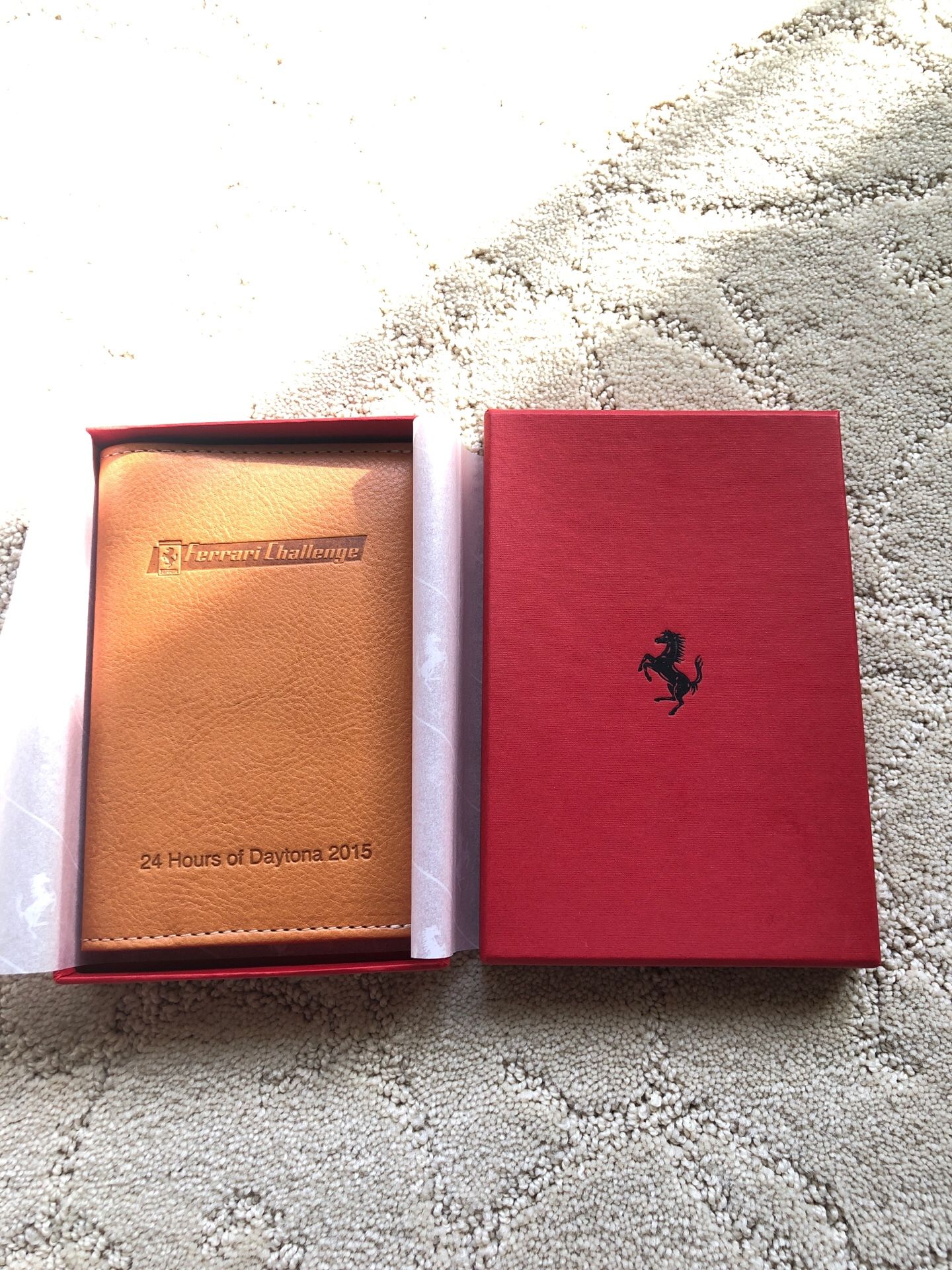 Schedoni Ferrari leather wallet/passport holder