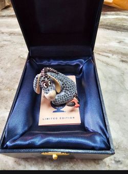 Disney Arribas Brothers Limited Edition Eeyore Jeweled Swarovski Figurine