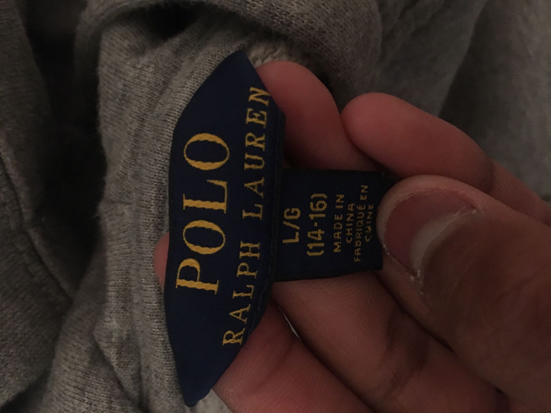 Gray Polo Zipup