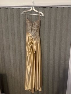 Gold dress