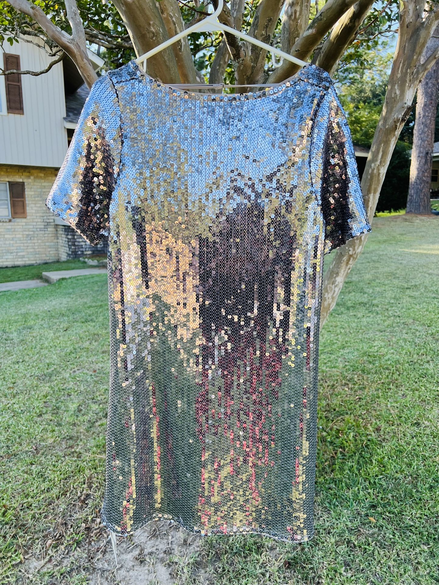 Sequined Junior Dress