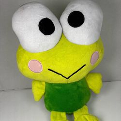 Sanrio Plush Keroppi Hello Kitty Friends Soft Toy Fiesta Green Figure