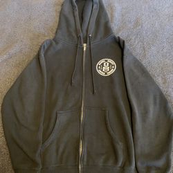 Rebel 8 Black Zip Up Hoodie