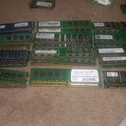 Random Computer RAM sticks