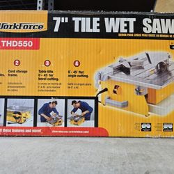 7” Tile Wet Saw – Good Condition