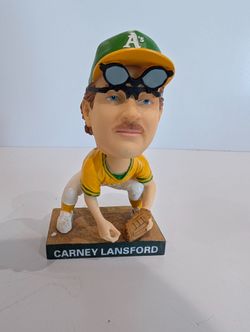 Vintage Carney Lansford Oakland Athletics Bobblehead MLB Collectible Figurine