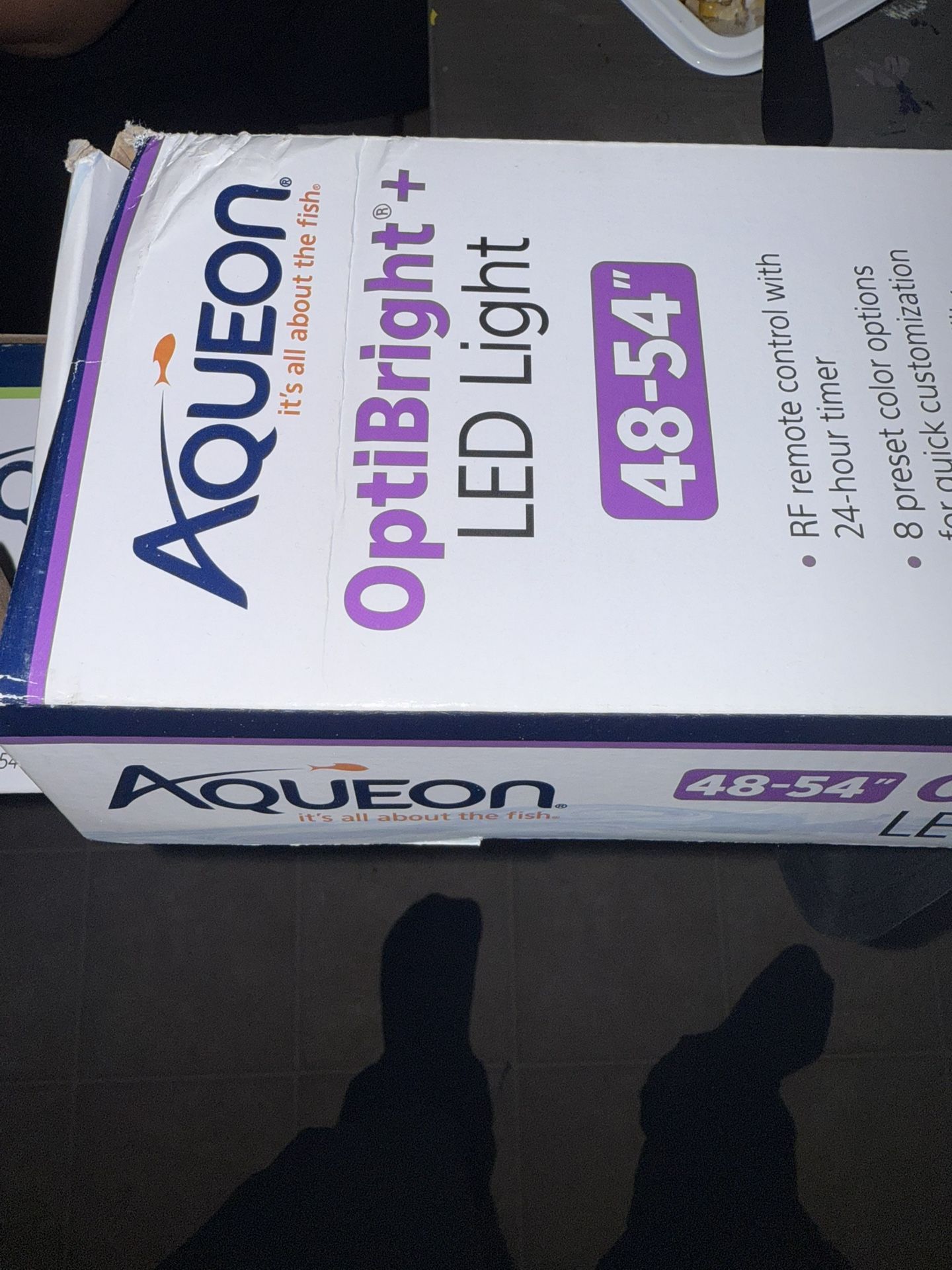 Aqueon Optibright LED Light Fixtures, Adjustable 48-54" L With