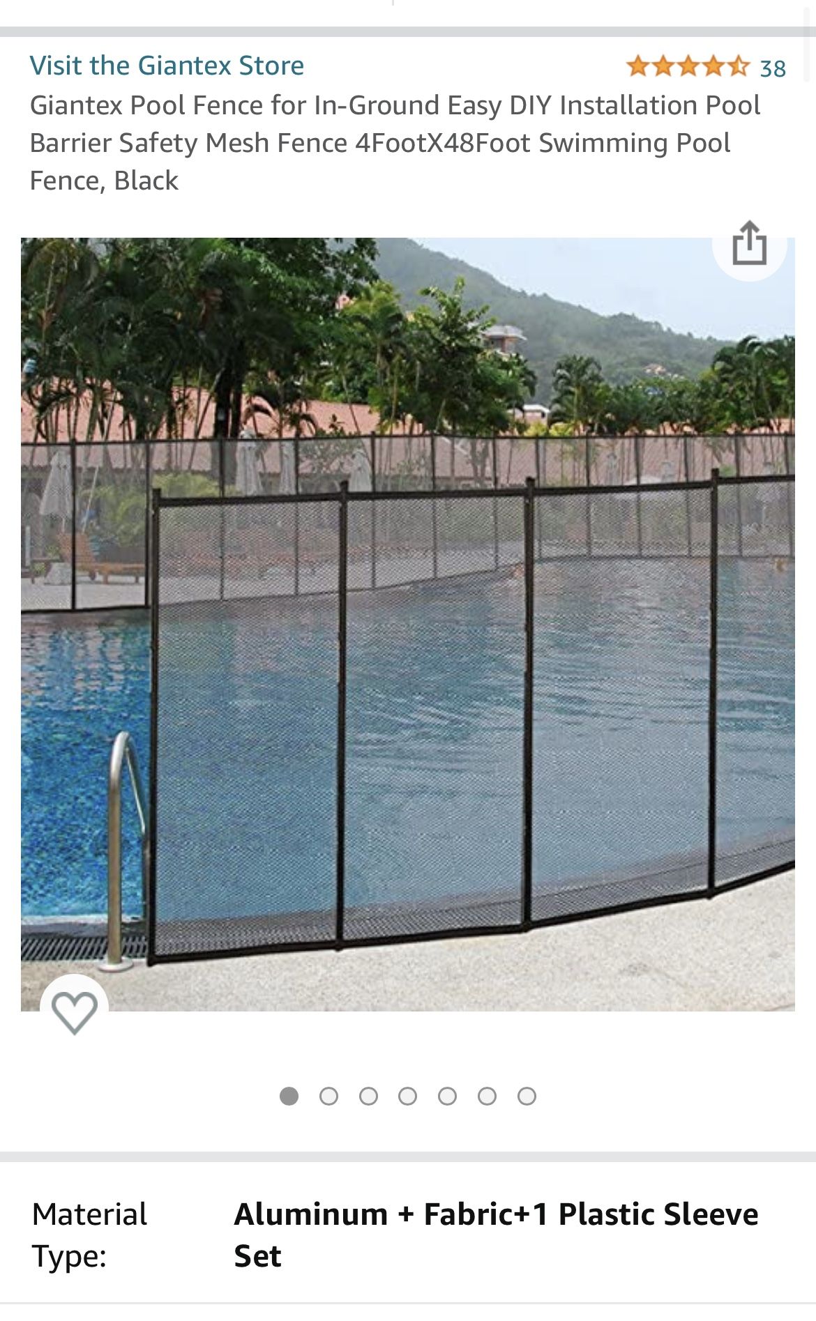 Fence (pool or temporary) 