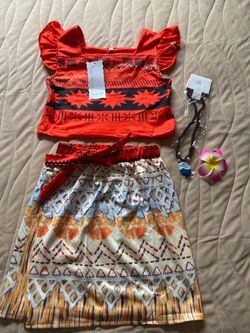 Toddler Girl Moana Dress size 4T  New